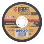 Круг отрезной по металлу DENZEL 125 х 1,0 х 22,2 мм, WA60TBF, в метал.банке, 10 шт.