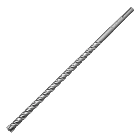 Бур по бетону DENZEL, цельная крестовая пластина, 12x315 мм, SDS PLUS