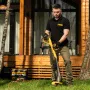 Удлинитель-шнур силовой Garden Series DENZEL, б/з, ПВС, 10м, 1 розетка, 2 x 1 мм