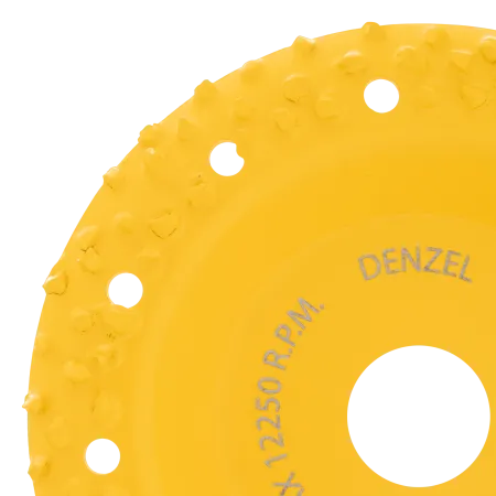 Чашка твердосплавная зачистная DENZEL, 125 мм, Наклонная, крупное зерно #8