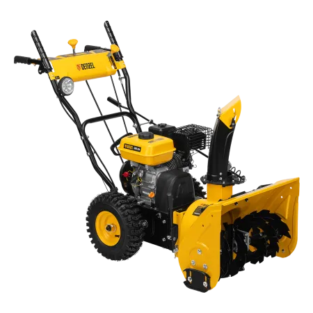 Снегоуборщик гибридный с функц. подметания DENZEL SWB-600, 212 сс, руч. старт, 2 насадки