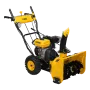 Снегоуборщик гибридный с функц. подметания DENZEL SWB-600, 212 сс, руч. старт, 2 насадки