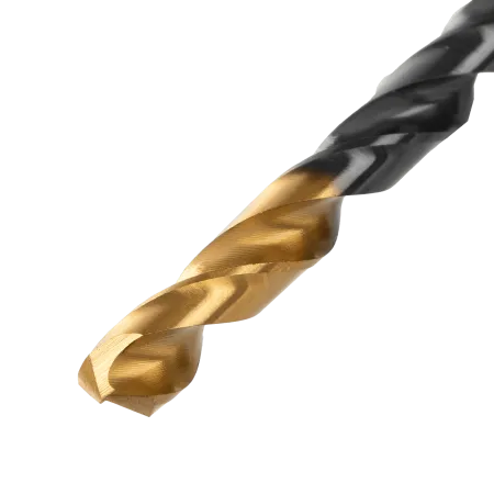 Сверло по металлу DENZEL 6,5 мм, HSS-Tin, Golden Tip, 10 шт.