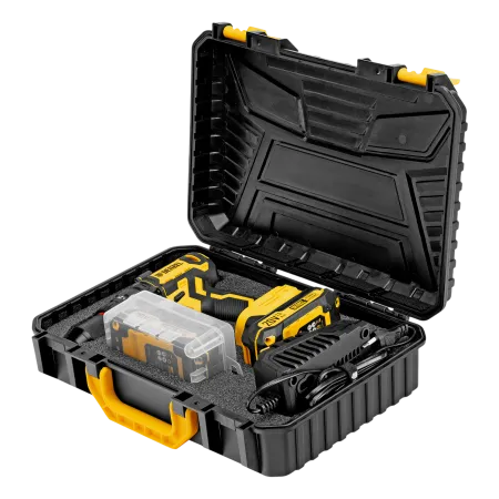 Дрель-шуруповерт аккумуляторная ударная бесщет. DENZEL CIDH-BL-20, Li-Ion, 20 В