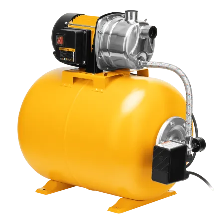 Насосная станция DENZEL PSL1100X, 1100 Вт, 3600 л/ч, ресивер 50 л, подъем 45 м, нержавейка