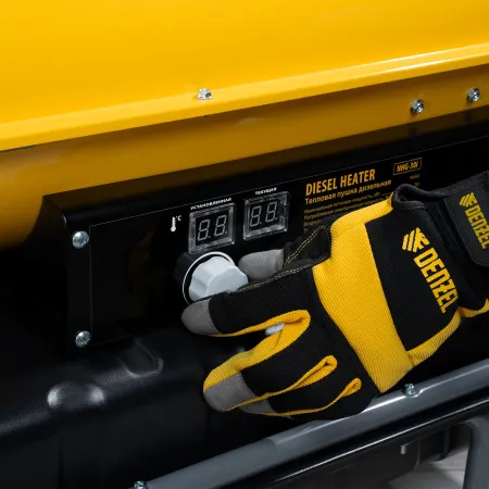 Дизельная тепловая пушка DENZEL NHG-30i, 30 кВт, 750 м3/ч, непрямой нагрев, цифровой термостат