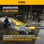 Домкрат гидравлический подкатной DENZEL 2/3 т, 98-770 мм, быстрый подъем, низ. подхват, проф, SUV