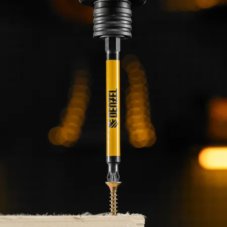 Бита DENZEL PZ2х90, сталь S2, цилиндр., 10 шт. Е 6,3