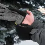 Перчатки универсальные DENZEL, двойные, ПВХ нанесение, размер 8