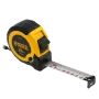 Рулетка DENZEL 10м х 25мм, двухкомп. корпус, кнопка-пауза