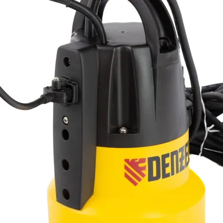 Дренажный насос DENZEL DP500E, 500 Вт, высота подъема 7 м, 7000 л/ч