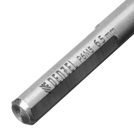 Набор сверл по металлу DENZEL, 1,5-6,5мм, Р6М5-TiN, Golden Tip, 13 шт