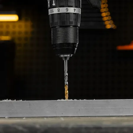 Сверло спиральное по металлу DENZEL 5 x 86 мм, Р6М5, Golden Tip