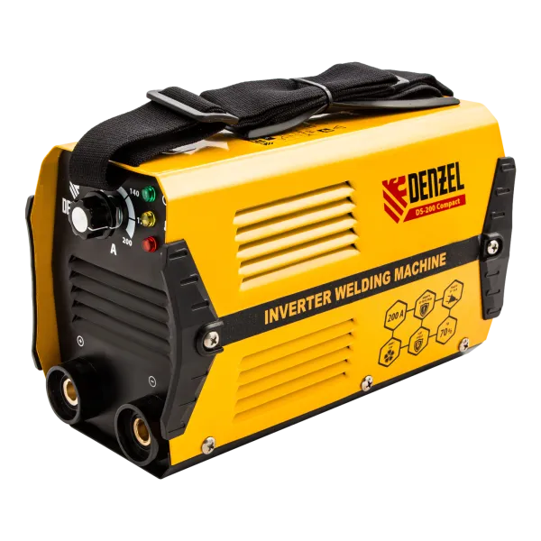 Аппарат инверторный дуговой сварки DENZEL DS-200 Compact, 200 А, ПВ 70%, 1.6-5 мм