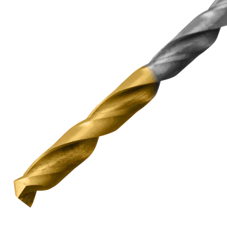 Набор сверл по металлу DENZEL, 1-10 мм, Р6М5-TiN, Golden Tip, 19 шт