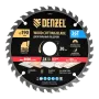 Пильный диск по дереву DENZEL ф190 х 30 мм, 36 зубьев