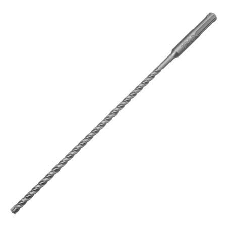 Бур по бетону DENZEL, цельная крестовая пластина, 6x265 мм, SDS PLUS