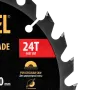 Пильный диск по дереву DENZEL ф185х 20 мм, 24 зубьев