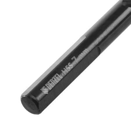 Сверло по металлу DENZEL 7 мм, HSS-Tin, Golden Tip, 10 шт.