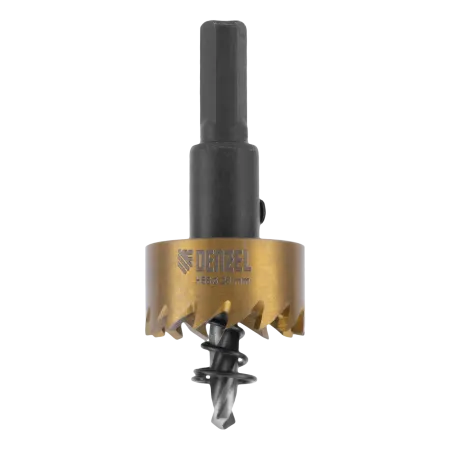 Коронка по металлу DENZEL 724105, 26 мм, HSS, нитридтитановое покрытие