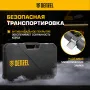 Набор инструментов DENZEL 1/2", 1/4", CrV, S2, пластиковый кейс, 100 предметов