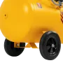 Компрессор безмасляный, малошумный DENZEL DLS 2250/100, 2250 Вт, 3x750, 100 л, 410 л/мин блок управления/ Denzel