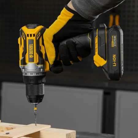 Дрель-шуруповерт аккумуляторная, бесщет. DENZEL BLDL-18-02 Li-Ion, 18 В