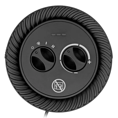 Тепловентилятор керамический DENZEL DTFC-1200S, вращение, 3 реж., вент., нагрев 600/1200 Вт