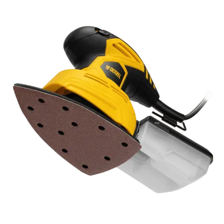 Машина плоскошлифовальная вибрационная DENZEL VDS-2, 2 в 1, 130 Вт, 14000 об/мин