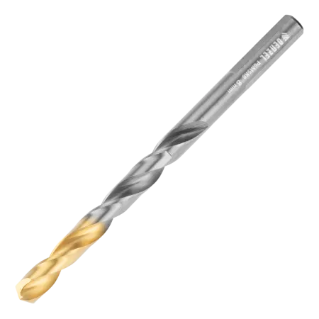 Набор сверл по металлу DENZEL, 2-8мм, Р6М5К8-TiN, Golden Tip, 6 шт