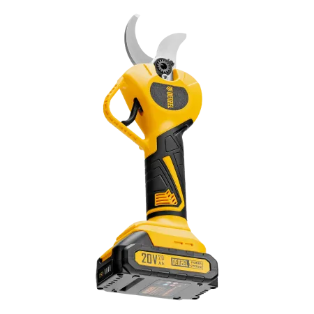 Секатор аккумуляторный, бесщет. DENZEL, CP-40BL, Li-Ion, 20 В, лезвия SK5