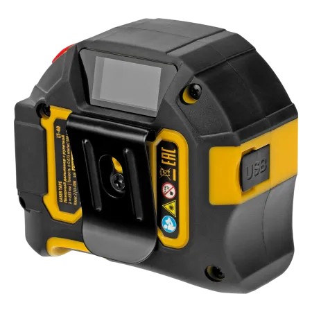 Лазерный дальномер с рулеткой LT-40 DENZEL 5м x 19 мм, дальномер 40м, автомат. фиксация