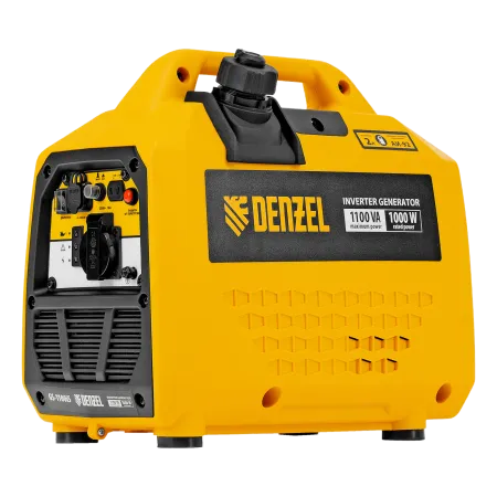 Генератор инверторный DENZEL GS-1100iS, 1,1 кВт, 230 В, закрытый корпус, ручной старт