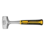 Кувалда DENZEL 1 кг, цельнометаллическая, двухкомпонентная рукоятка