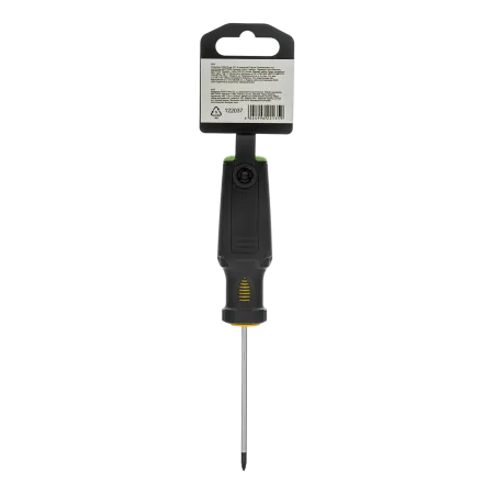 Отвертка DENZEL PZ0x75 мм, S2, 3к рукоятка