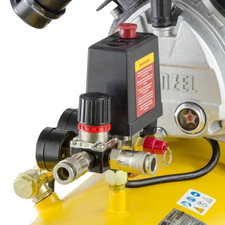 Компрессор воздушный DENZEL X-PRO DKV2200/100, 2.2 кВт, 400 л/мин, 100 л