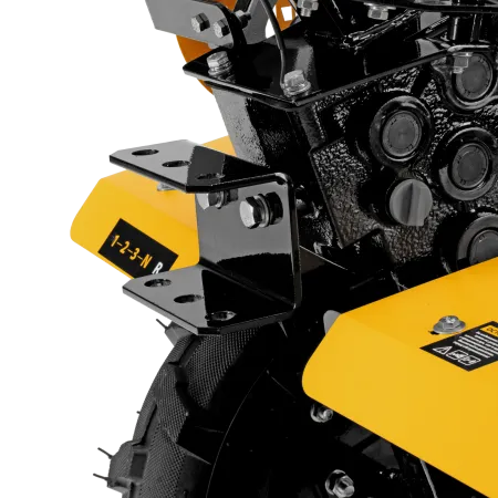 Мотоблок DENZEL DPT-370S, 7 л.с., ремен.сцеп, фрез 3х4, ШОМ, передачи 3В/1Н