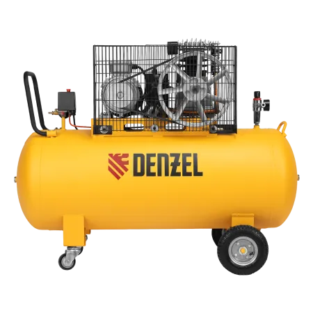 Компрессор воздушный DENZEL BCI3000-T/200, 3.0 кВт, ременный привод, 200 литров, 530 л/мин
