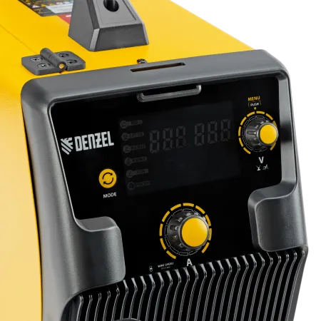 Аппарат инвертор DENZEL. полуавтомат. cварки IMIG-205SDR, 200 А, ПВ 60%, катушка 5 кг