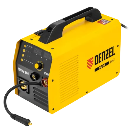 Аппарат инвертор. полуавтомат. cварки DENZEL IMIG-200, 200 А, ПВ 60%, катушка 5 кг