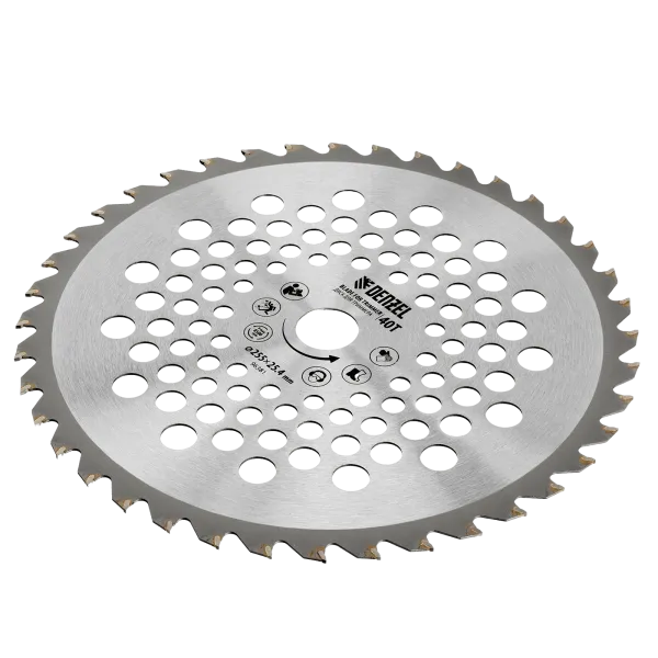 Диск для триммера DENZEL 255 х 25,4 40 зубьев