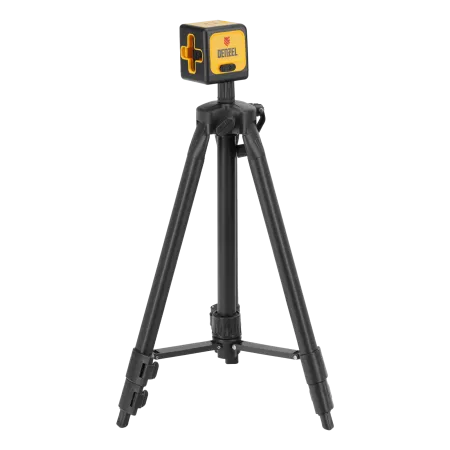 Лазерный уровень DENZEL DQB-T, 30 м, зеленый луч, батарейки, штатив
