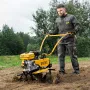 Мотоблок DENZEL DPT-270S, 7 л.с., ремен.сцеп, фрез 3х4, ШОМ, передачи 2В/1Н