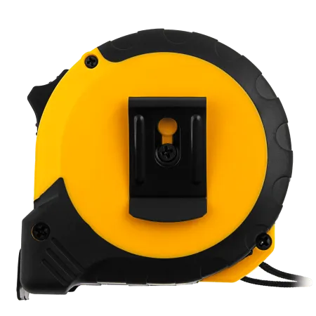 Рулетка DENZEL 8м х 25мм, двухкомп. корпус, кнопка-пауза