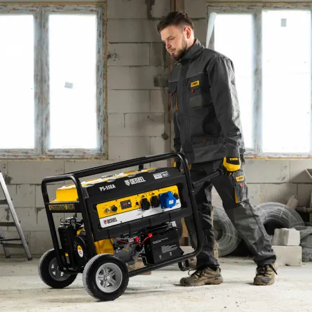 Генератор бензиновый DENZEL PS 55 EA, 5.5 кВт, 230 В, 25 л, электростартер
