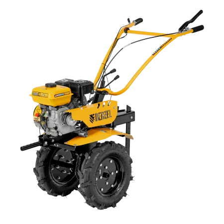 Мотоблок DENZEL DPT-370S, 7 л.с., ремен.сцеп, фрез 3х4, ШОМ, передачи 3В/1Н