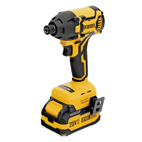 Винтоверт ударный аккумуляторный бесщет. DENZEL CIDH-BL-20-270, Li-Ion, 20 В