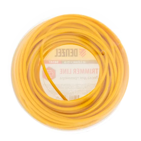 Леска для триммера DENZEL 96147, 2.4 мм x 15 м, круглая