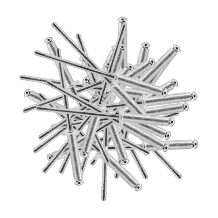 Заклепки алюминиевые DENZEL 1/8"-5/8", 3 х 15 мм, 50 шт