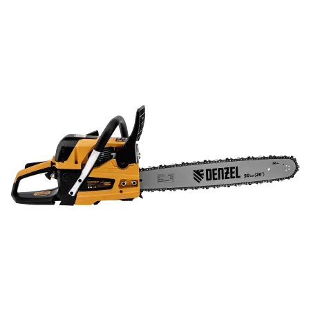 Пила цепная бензиновая DENZEL DS-5820, шина 50 см, 58 см3, 3.6 л.с, шаг 0,325, 76 звеньев